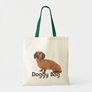 Doggy Bag - Utjämna Dachshund Tygkasse