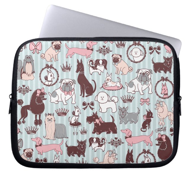 Doggy Boudoir Laptop sleeve (Framsidan)