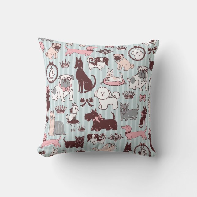 Doggy Boudoir Pillow by Fluff Kudde (Framsida)