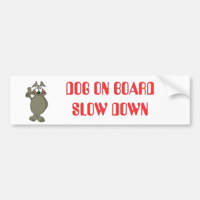 Doggy Bumber-dekal Bildekal (Framsidan)