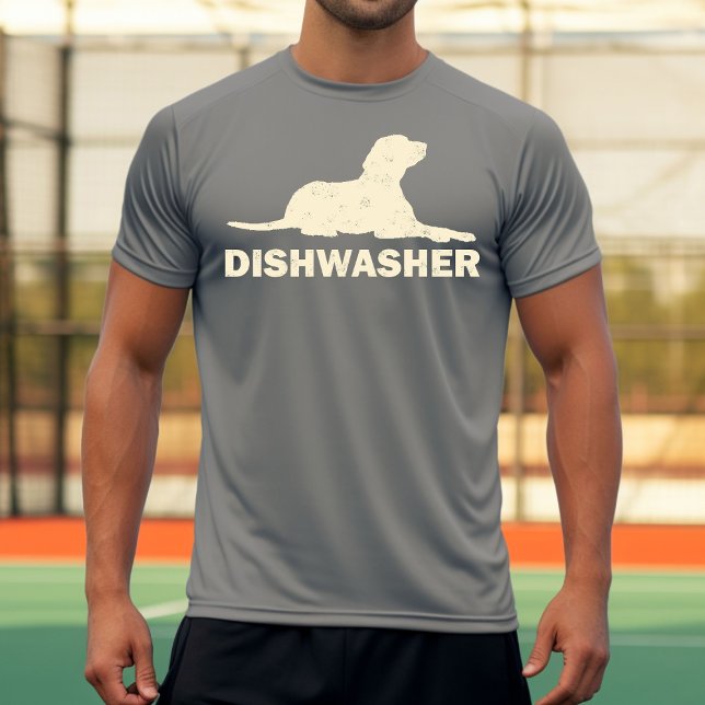 Doggy Dishwasher Design T Shirt (Skapare uppladdad)