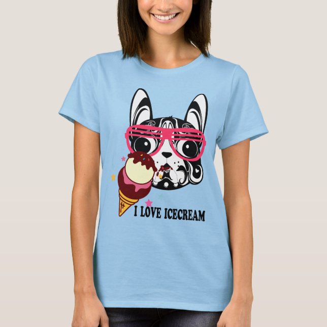 doggy hund mariystyle mode T-shirt (Framsida)