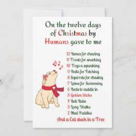 Doggy Jul,Hund Helgdag Card Julkort