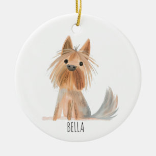 Doggy jul Ornamn ent Julgransprydnad Keramik