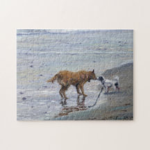 "Doggy Kisses" Jigszawa Puzzle