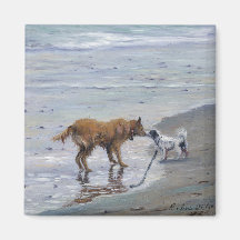 "Doggy Kisses" Magnet