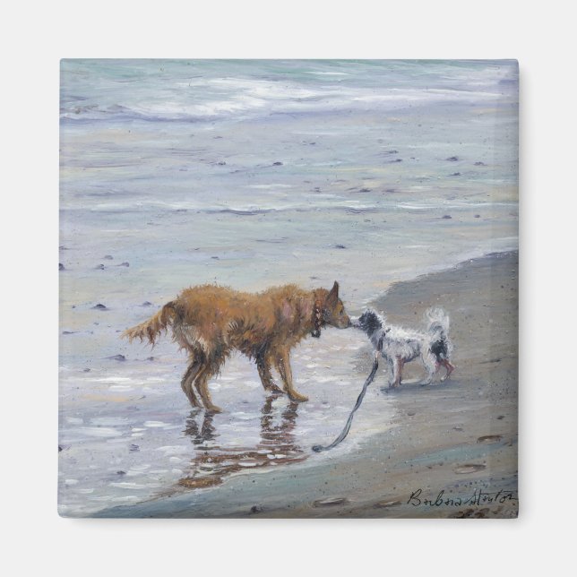 "Doggy Kisses" Magnet (Framsidan)