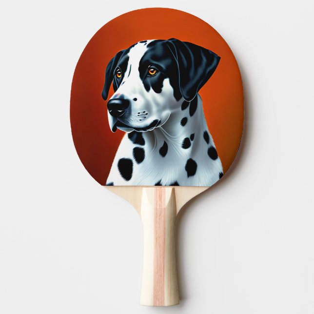 Doggy Paddle Dalmatian Pingisracket (Framsidan)