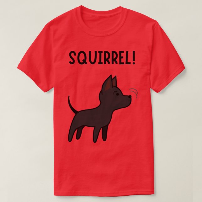Doggy squirrel t shirt (Design framsida)
