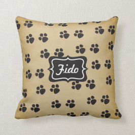 Doggy Tass avtryck Kudde