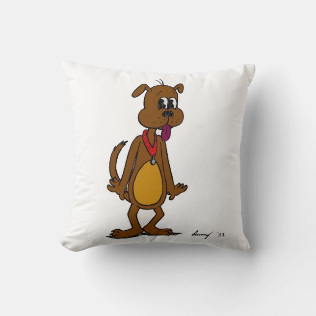 Doggy Toon Pillow Kudde (Framsida)
