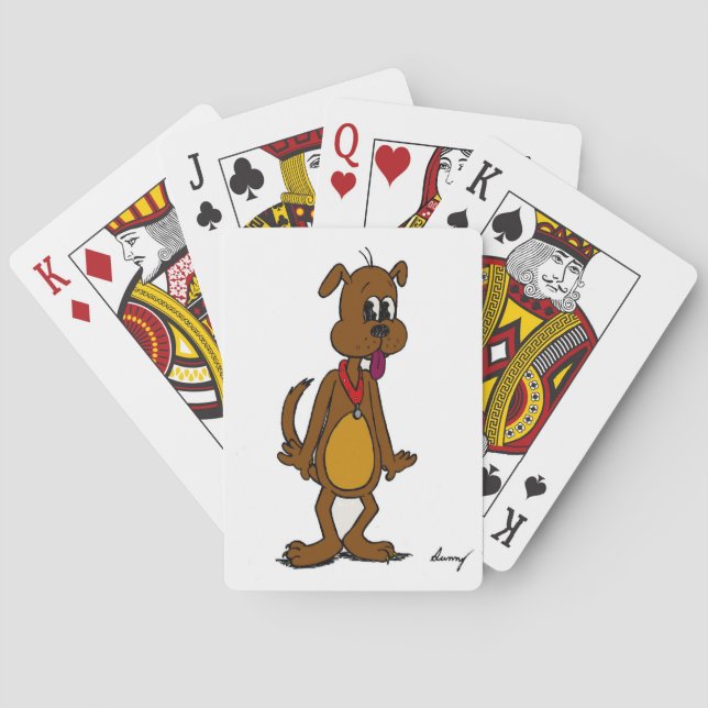 Doggy Toon-spelkort Spelkort (Baksidan)