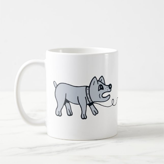Doggy Walkies. Kaffemugg (Vänster)