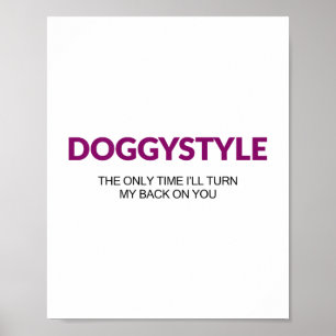 Doggystyle (den enda tid då jag slår på dig igen) poster