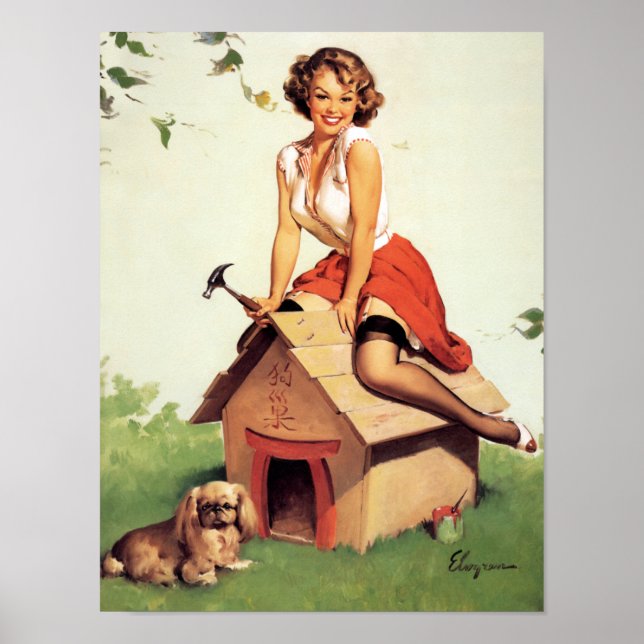 Doghouse Pin Up Poster (Framsidan)
