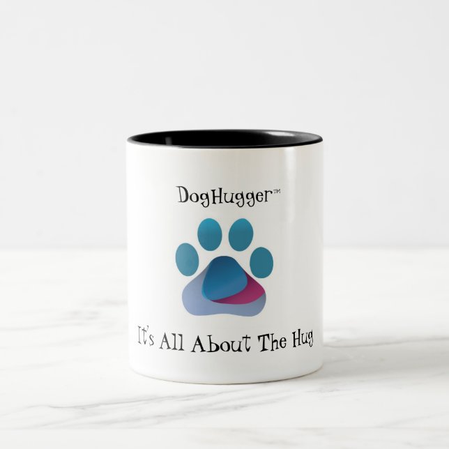 DogHugger (TM) två Tone Mugg (Center)
