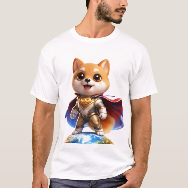 DOGI Hjälte – Rädda Världen T Shirt (Framsida)