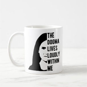 Dogma lever högt inom mig kaffemugg