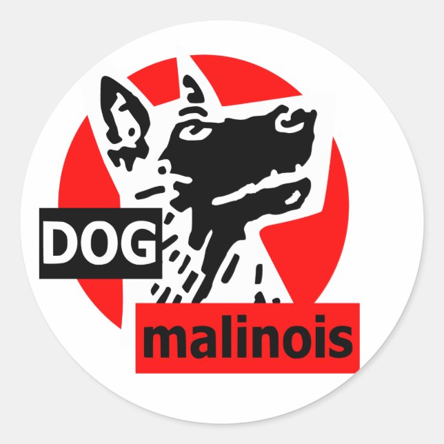 dogma rouge runt klistermärke (Framsida)