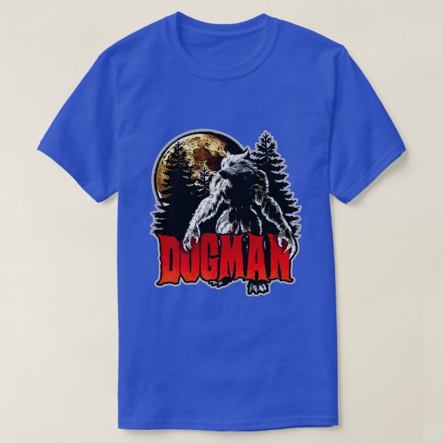 Dogman Amerikas varulv Monster Cryptid  T Shirt (Design framsida)
