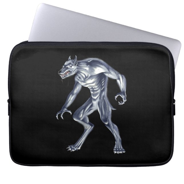 Dogman Cryptid-Beast Laptop Fodral (Framsidan)