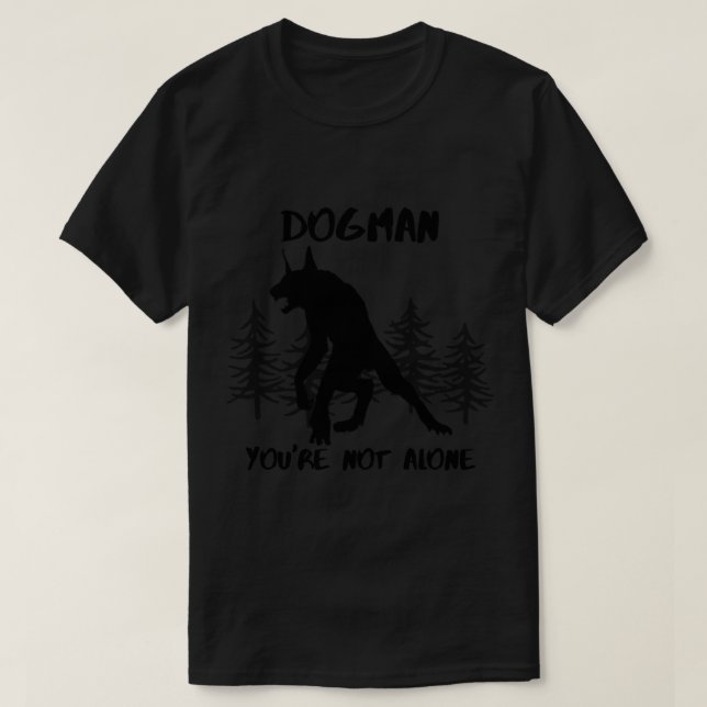 Dogman Cryptid Sticker1 T Shirt (Design framsida)