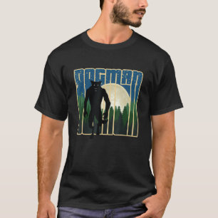 Dogman - Michigan Wisconsin Cryptid Retro Werevarg T Shirt