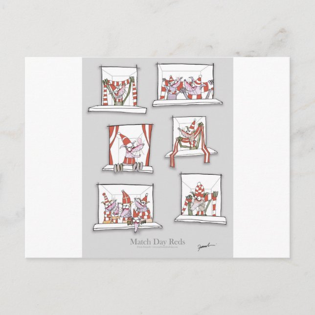 dogmatisk matchningsdag  vykort (Framsida)