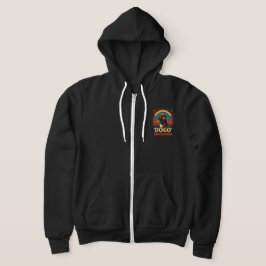 Dogo Argentino Dam svart Full-Zip Hoodie 2024 T Shirt