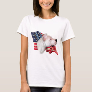 Dogo Argentino Flagga T Shirt