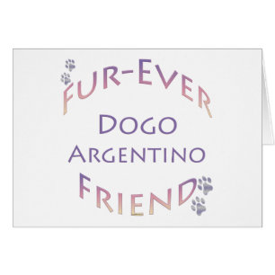 Dogo Argentino Furever Hälsningskort