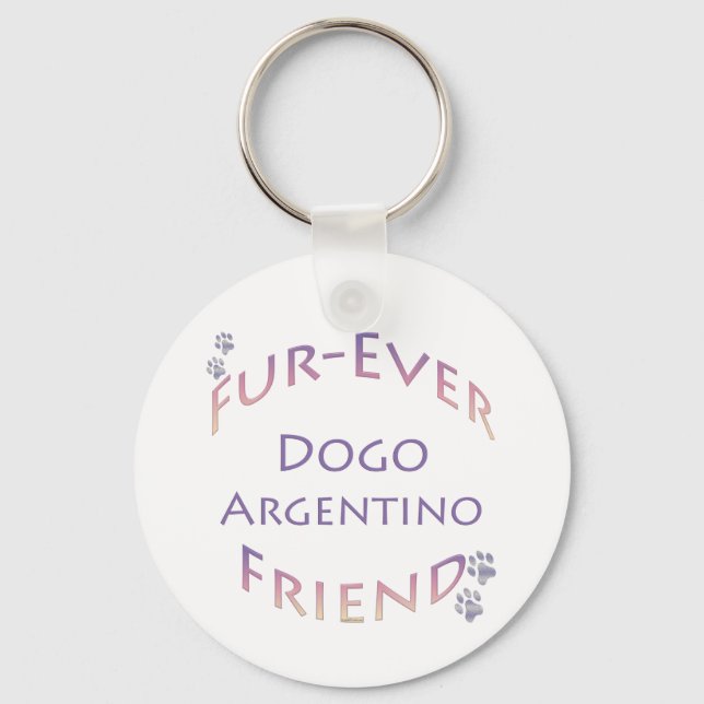 Dogo Argentino Furever Nyckelring (Framsida)