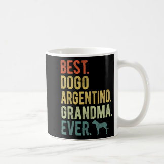 Dogo Argentino Grandma Hundälskares Mor Da Kaffemugg