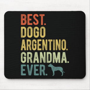 Dogo Argentino Grandma Hundälskares Mor Da Musmatta