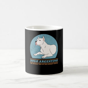 Dogo Argentino-Hund i Coolest Dogo Argentinos Kaffemugg