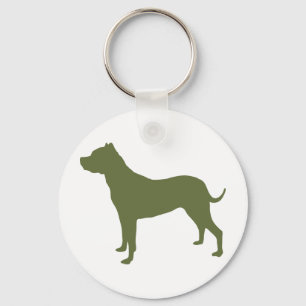 Dogo Argentino Nyckelring