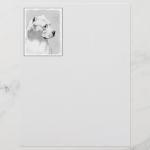 Dogo Argentino Painting - Original Hund Art
