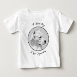 Dogo Argentino Painting - Original Hund Art T Shirt
