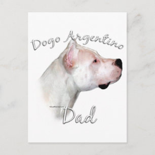 Dogo Argentino Pappa 2 Vykort