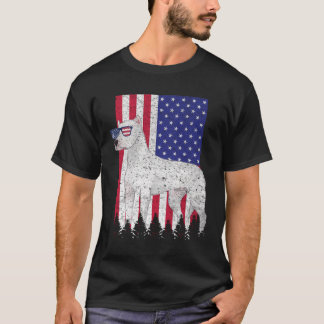 Dogo Argentino Patriotic Hund Usa Pride American F T Shirt