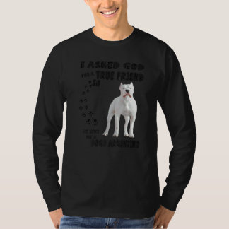 Dogo Argentino Quote Mamma Pappa Skriv ut argentin T Shirt
