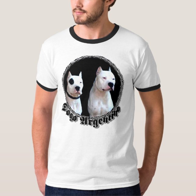 Dogo Argentino t-skjorta Tee Shirt (Framsida)