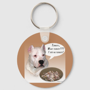 Dogo Argentino Turkiet Nyckelring