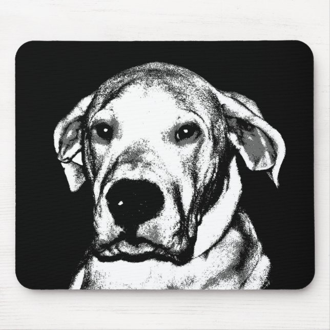 Dogo argentinomousepad musmatta (Framsidan)