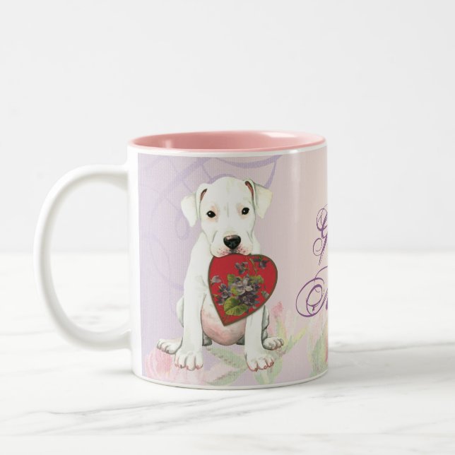 Dogo Heart Mamma Två-Tonad Mugg (Vänster)