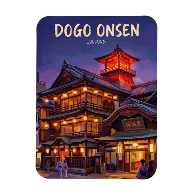 Dogo Onsen Japan blir Magnet (Vertikal)