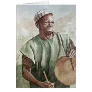 Dogon handelsresande hälsningskort