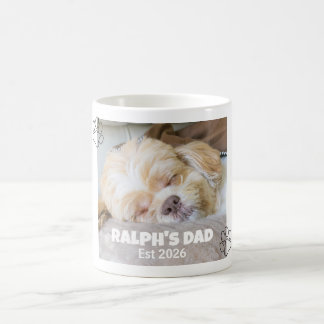 Dogpappa Anpassad Foto Personligt Namn Kaffemugg