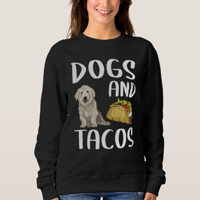 Dogs And Tacos Glen of Imaal Terrier Mexican Food T Shirt (Framsida)