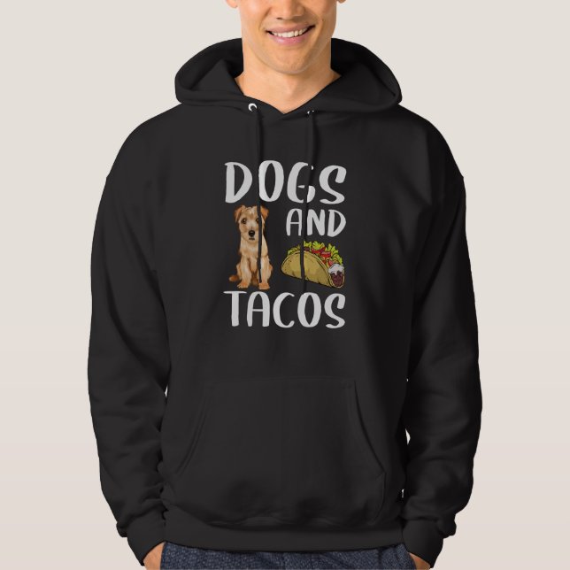 Dogs And Tacos Norfolk Terrier Mexican Food Hoodie (Framsida)